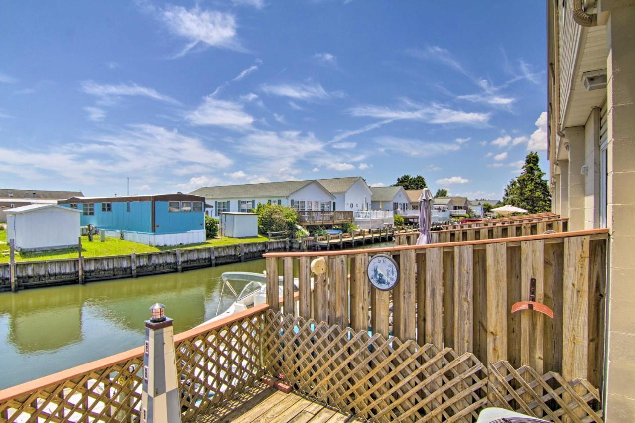 Ocean City Townhome, Deck With Canal Access! Luaran gambar
